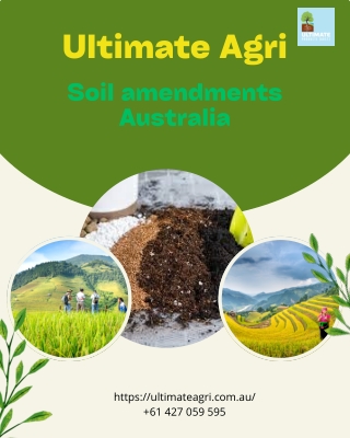 Soil amendments Australia