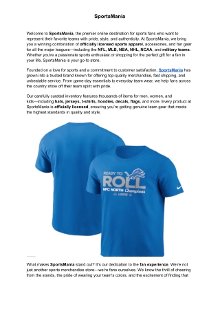 The Ultimate Destination for True Sports Fans