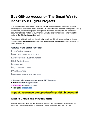 Top 3.3 Platforms to Purchase GitHub Accounts Safely 2026