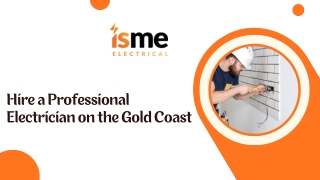 Hire a Professional Electrician on the Gold Coast