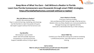 How to Sell Your Florida Home Without a Realtor