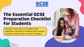 The Essential GCSE Preparation Checklist for Students