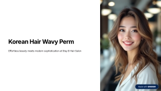 Korean Hair Wavy Perm
