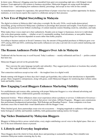 Inside Malaysia’s Blogging Revolution