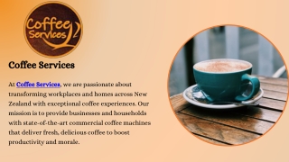 Coffee Machines Tauranga | Coffee Services