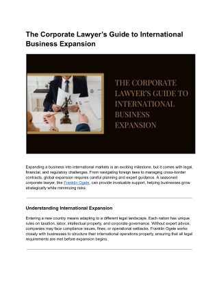 Franklin Ogele on Constructing a Legally Robust Framework