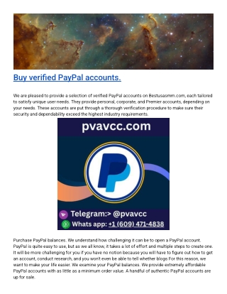 Buy USA Verified Business account for sale