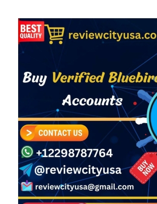 Buy Verified Bluebird Accounts