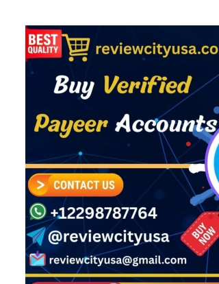 Buy Verified Payeer Accounts