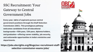 SSC Recruitment