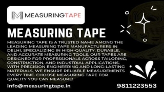 Measuring Tape Manufacturers In Delhi