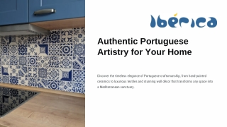 Authentic Portuguese Artistry for Your Home