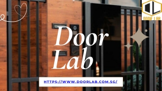 Top Materials Used for Main Door Manufacturing in Singapore