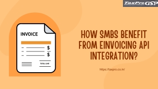 How SMBs Benefit from eInvoicing API Integration