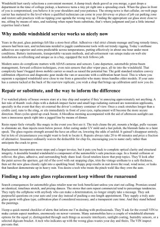 On-Site Windshield Repair and Replacement: Top Auto Glass Shops Near Me