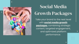Social Media Growth Packages