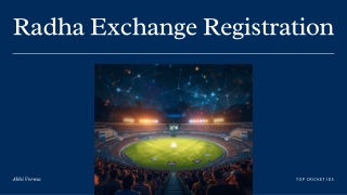 Radhe Exchange: Online Betting Sports & Live Casino Games ...