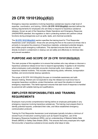 29 CFR 1910120(q)(6)(i)29 CFR 1910120(q)(6)(i)