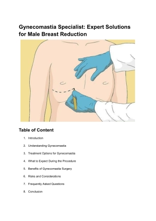 Gynecomastia Specialist_ Expert Solutions for Male Breast Reduction
