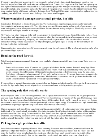 How to Protect Your Windshield from Construction Debris