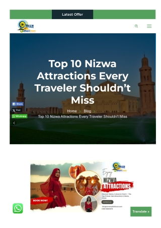 Top 10 Nizwa Attractions Every Traveler Shouldn’t Miss