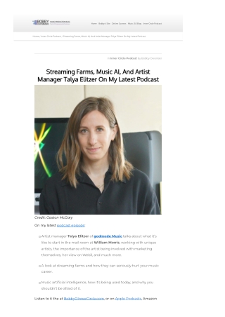 Talya Elitzer and Godmode