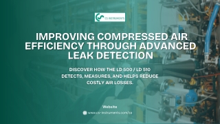Improving Compressed Air Efficiency Through Advanced Leak Detection