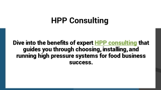 HPP Consulting