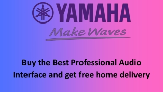 Buy the Best Professional Audio Interface and get free home delivery