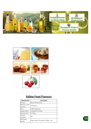 Edible Food Flavours Suppliers Nepal & Indian Attars