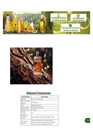 Natural Fragrances Nepal & Aloe Vera Juice Supply