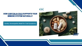 How Coryzalia Cold Supports Your Immune System Naturally