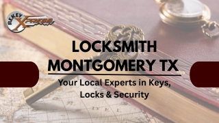 Locksmith Montgomery TX – Your Local Experts in Keys, Locks & Security