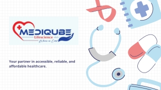 Top Medicine Company in India | Mediqube Lifescience