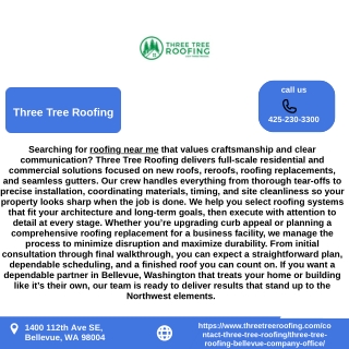 Three Tree Roofing Online Presentations Channel