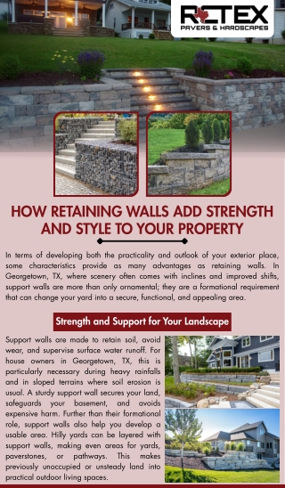How Retaining Walls Add Strength and Style to Your Property