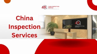 Professional Pre Shipment Inspection China Services | chinainspection