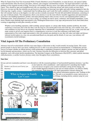 Just How To Get Ready For An Appointment With A Family Law Lawyer