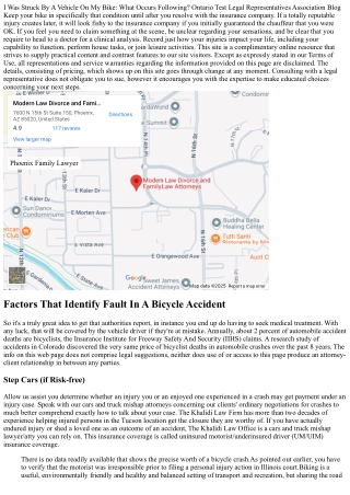 I Was Struck By An Uninsured Vehicle Driver While Riding My Bike What Can I Do?