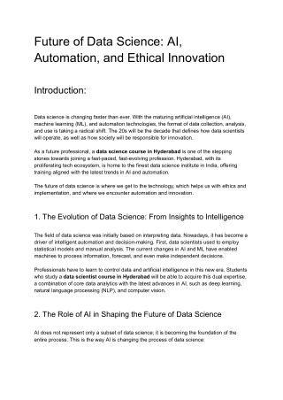 Future of Data Science_ AI, Automation, and Ethical Innovation