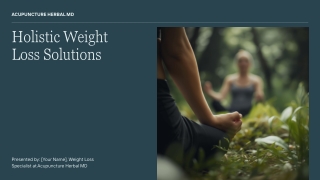 Holistic Weight Loss Solutions