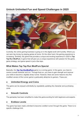 Tap Tap Run ModPure: Unlock Unlimited Fun and Speed Challenges in 2025