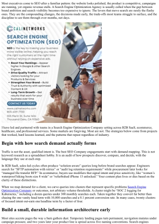 Insider Strategies from a Leading Search Engine Optimization Agency