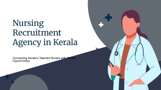 Kerala Nursing Job Placement Agency | International Opportunities