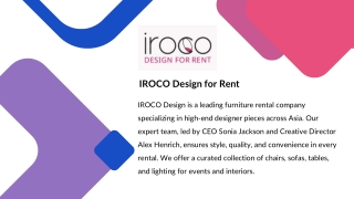 Wedding Furniture Rental Hong Kong for Elegant Decor