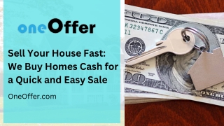 Sell Your House Fast We Buy Homes Cash for a Quick and Easy Sale