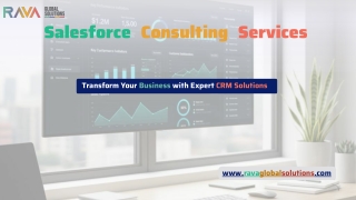 Salesforce Consulting Services for Smarter CRM Transformation