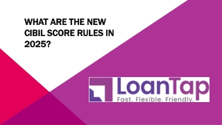 What Are the New CIBIL Score Rules in 2025