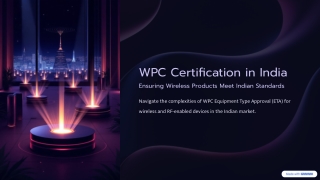 WPC Certification in India