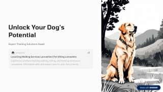 Unlock Your Dog's Potential - Expert Training Solutions Await